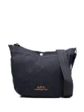 A.P.C. denim shoulder bag - Blue
