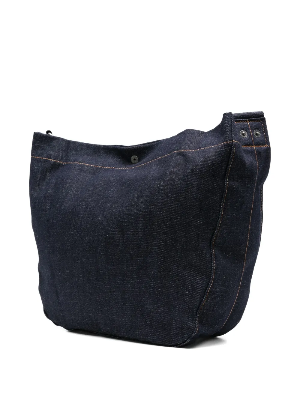Apc Denim Shoulder Bag In Blue