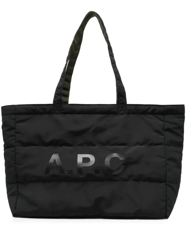 バッグ ASSEMBLE LOGO CANVAS TOTE BAG / BLACK Assembly Canvas New York Logo Embroidered Tote Bag - Black