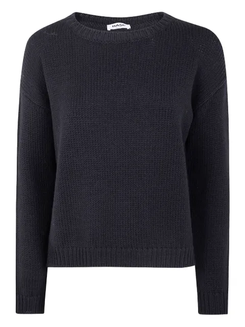 base crew-neck wool sweater 