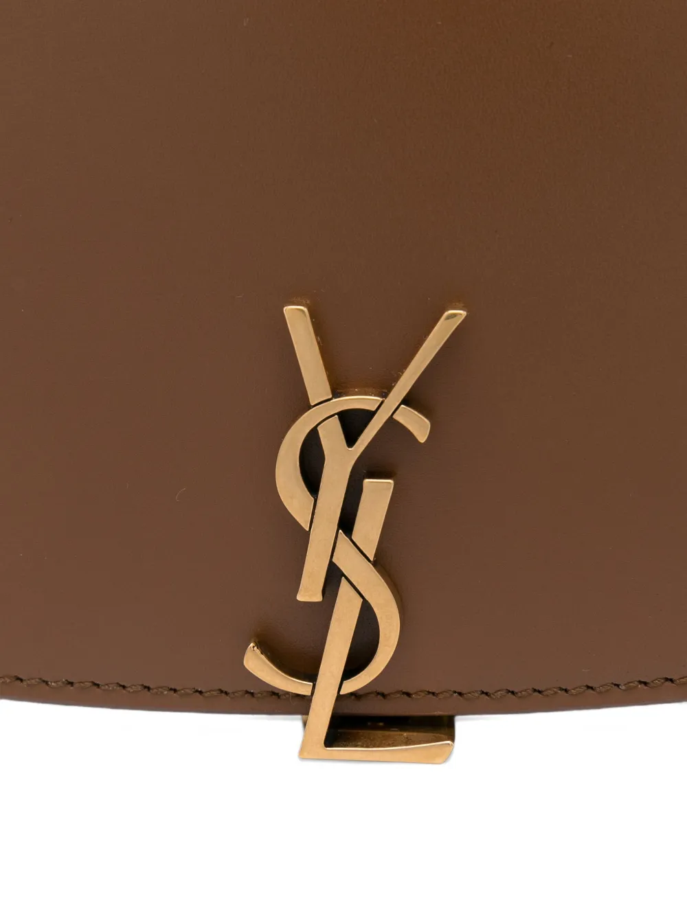 Saint Laurent Leren schoudertas Bruin