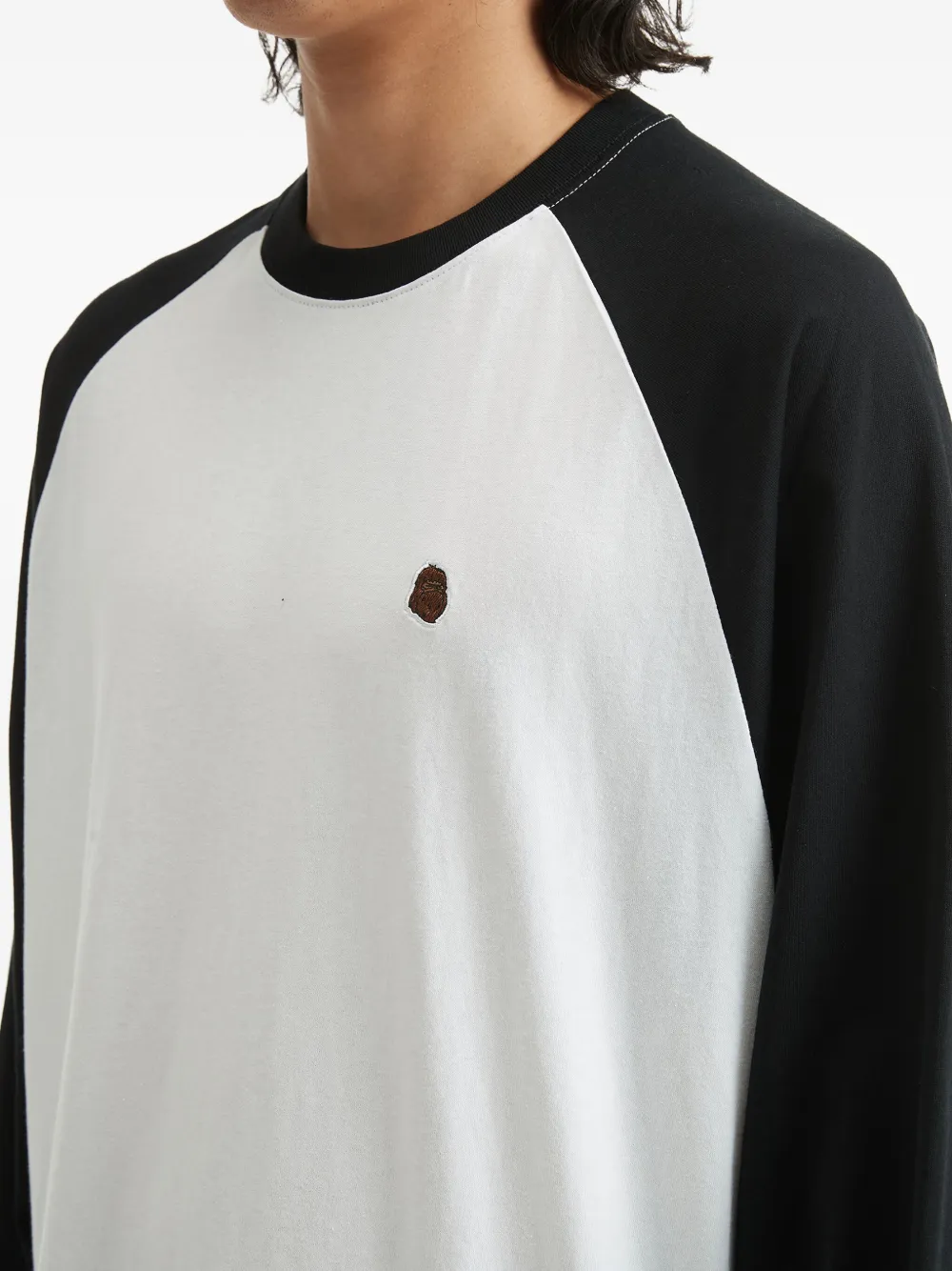 FINGERCROXX T-shirt met raglan mouwen - Wit
