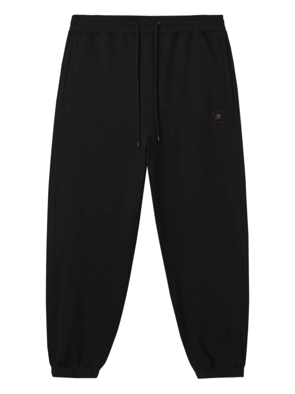 FINGERCROXX embroidered logo track pants | Black | Image 1