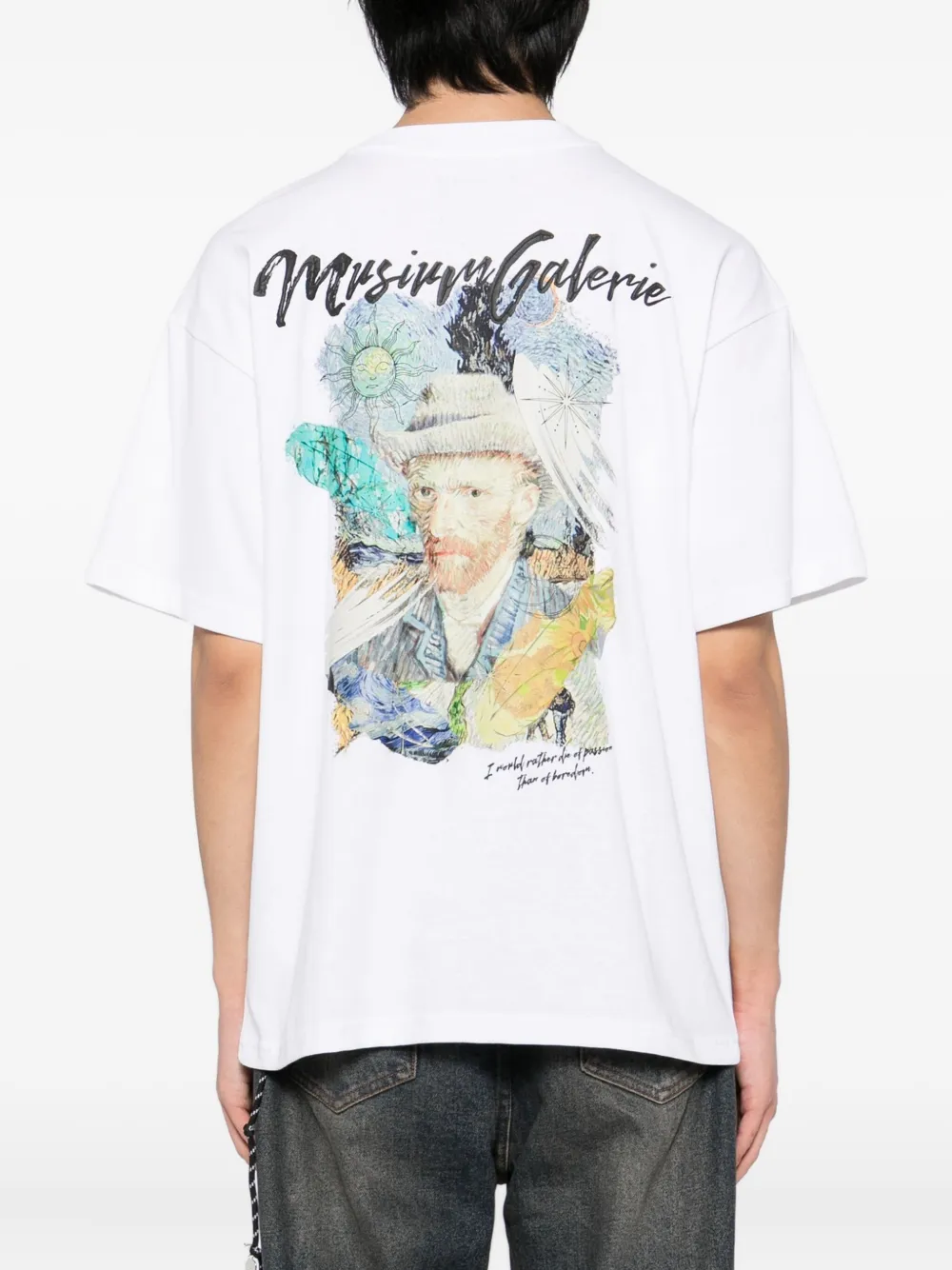 Musium Div. Van Gogh Print T-shirt In White