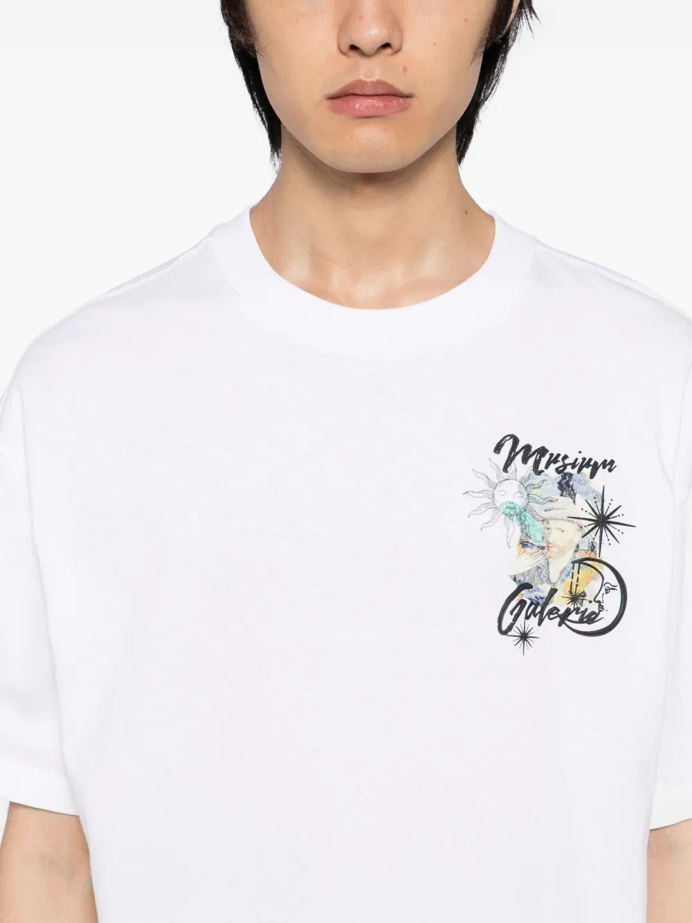 Musium Div. Van Gogh Print T-shirt In White
