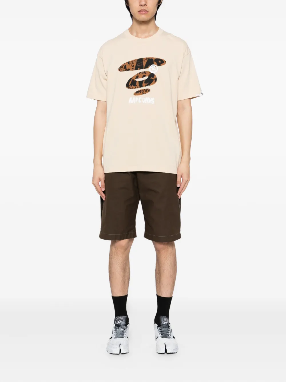 AAPE BY *A BATHING APE T-shirt - Beige