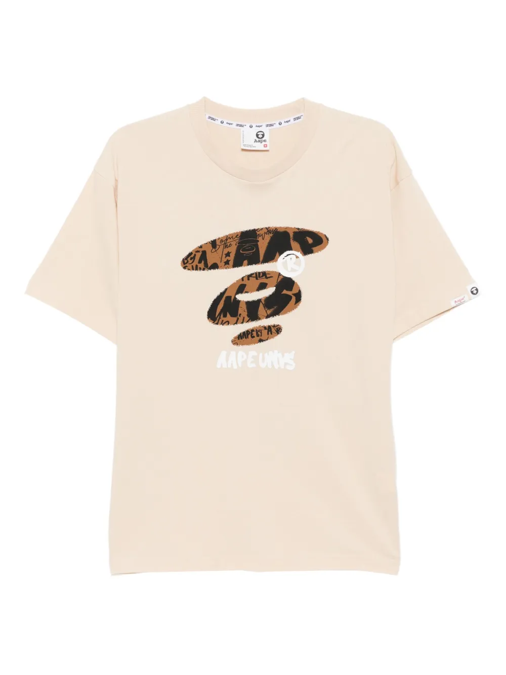 AAPE BY *A BATHING APE® short sleeves T-shirt | Neutrals | Image 1