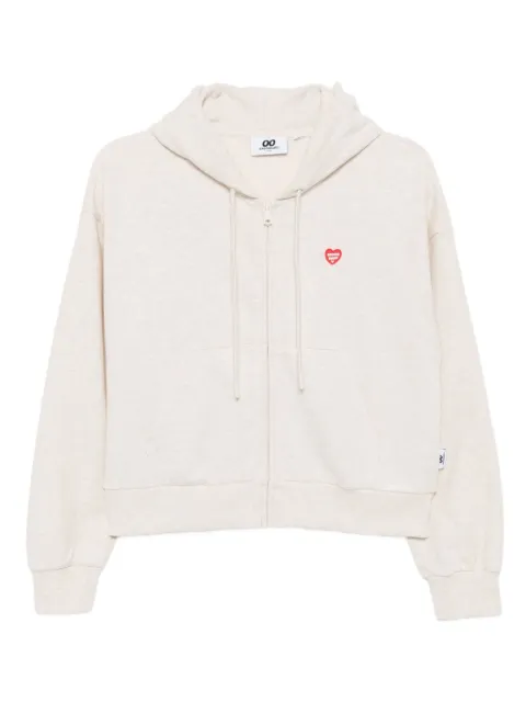 CHOCOOLATE logo-appliqué cotton hoodie