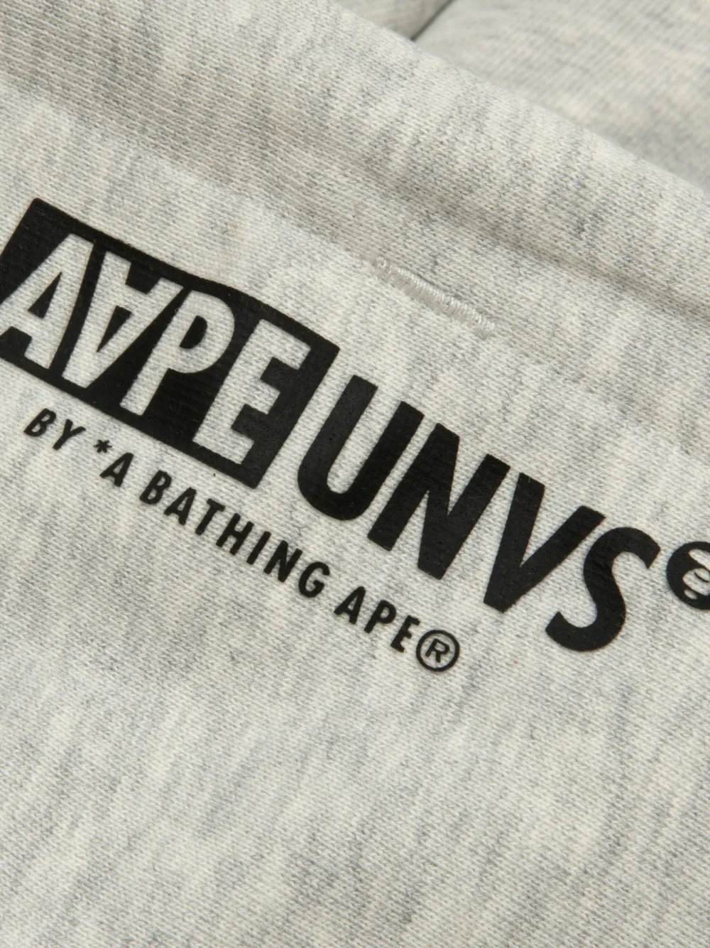 AAPE BY *A BATHING APE Aape hoodie met rits Grijs