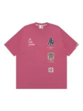 AAPE BY *A BATHING APE® applique-patch T-shirt - Pink