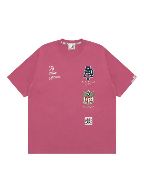 AAPE BY *A BATHING APE® applique-patch T-shirt