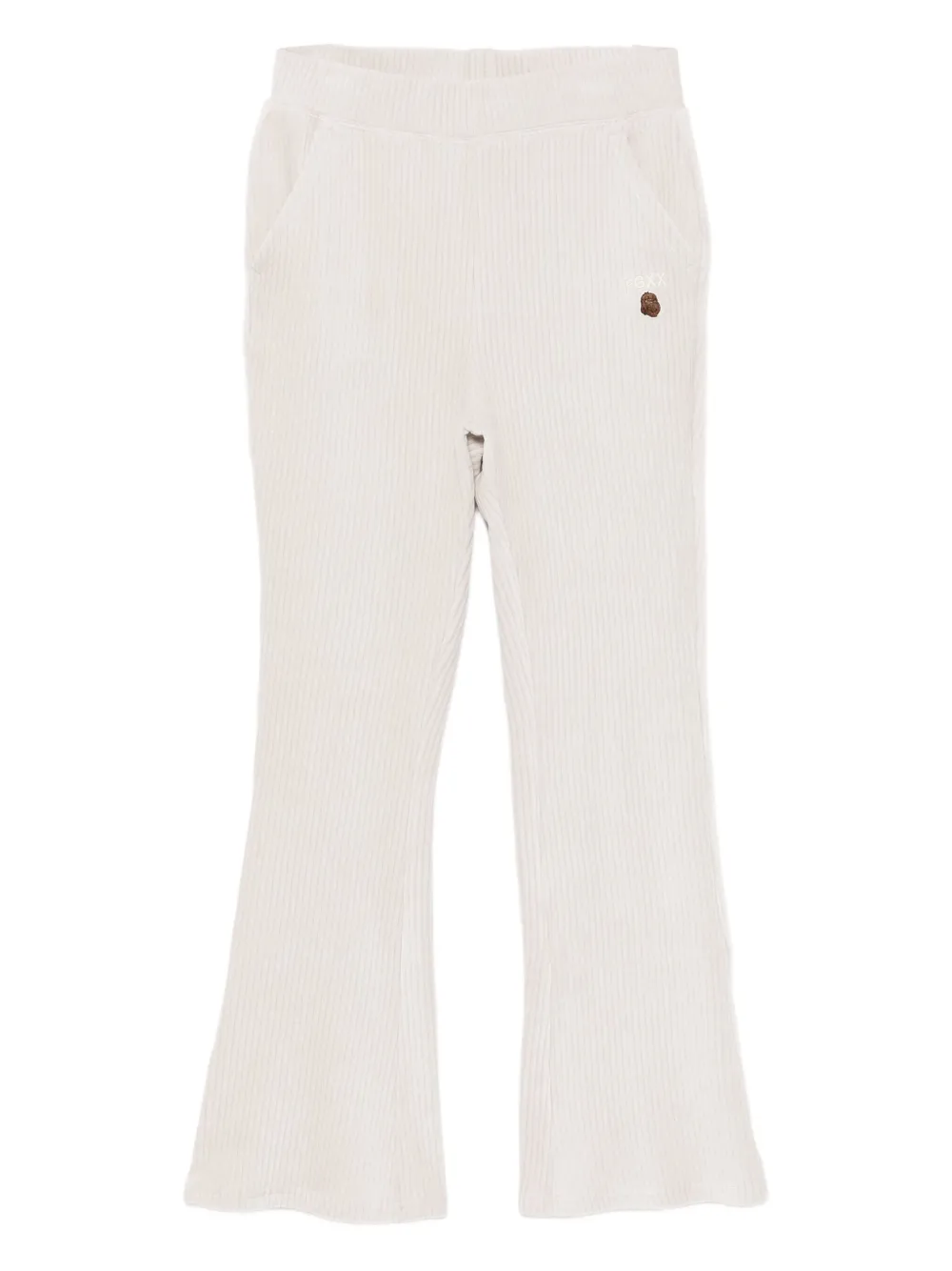 Fingercroxx Logo-plaque Trousers In Multi