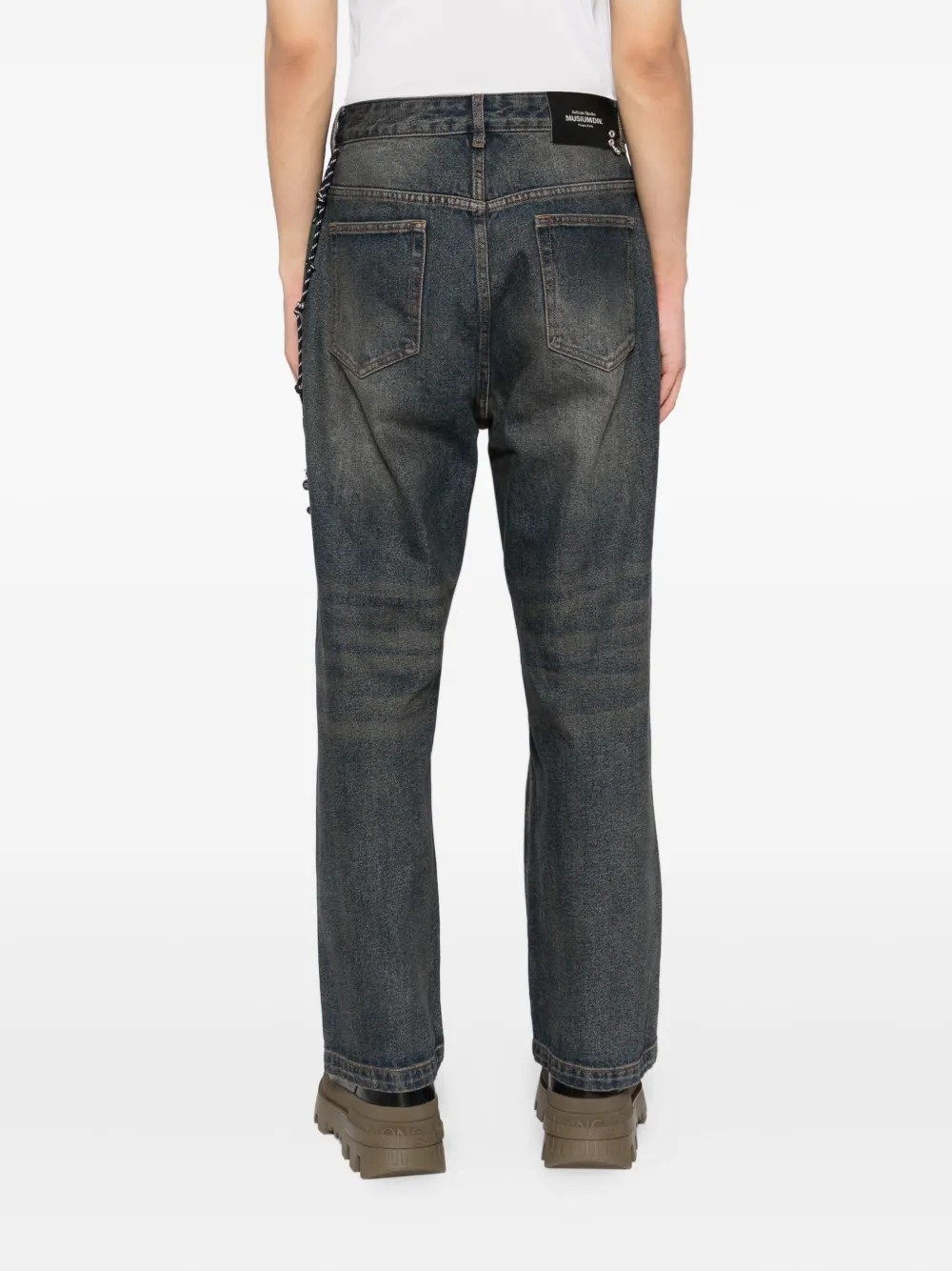 Musium Div. Patchwork Jeans In Gray