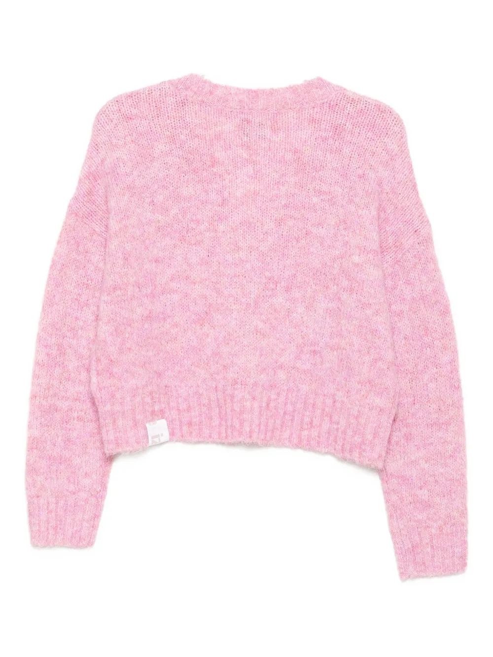 Izzue Embroidered Cardigan In Pink