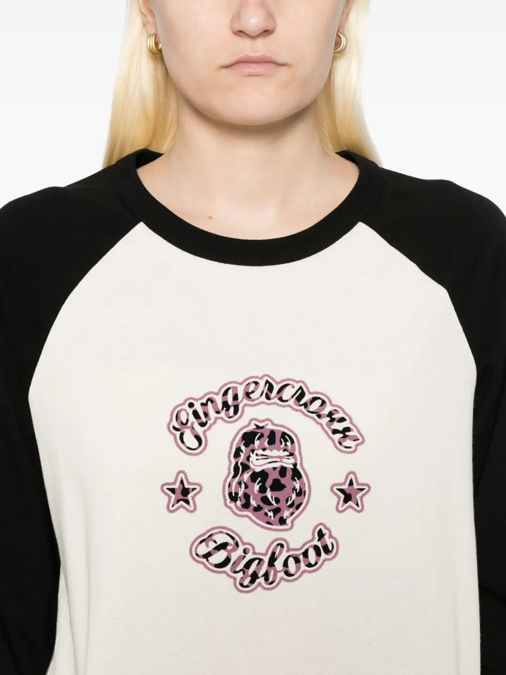 Fingercroxx Long-sleeve T-shirt In Black