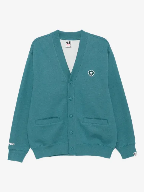 AAPE BY *A BATHING APE® sweatshirt med logoapplikation og knapper