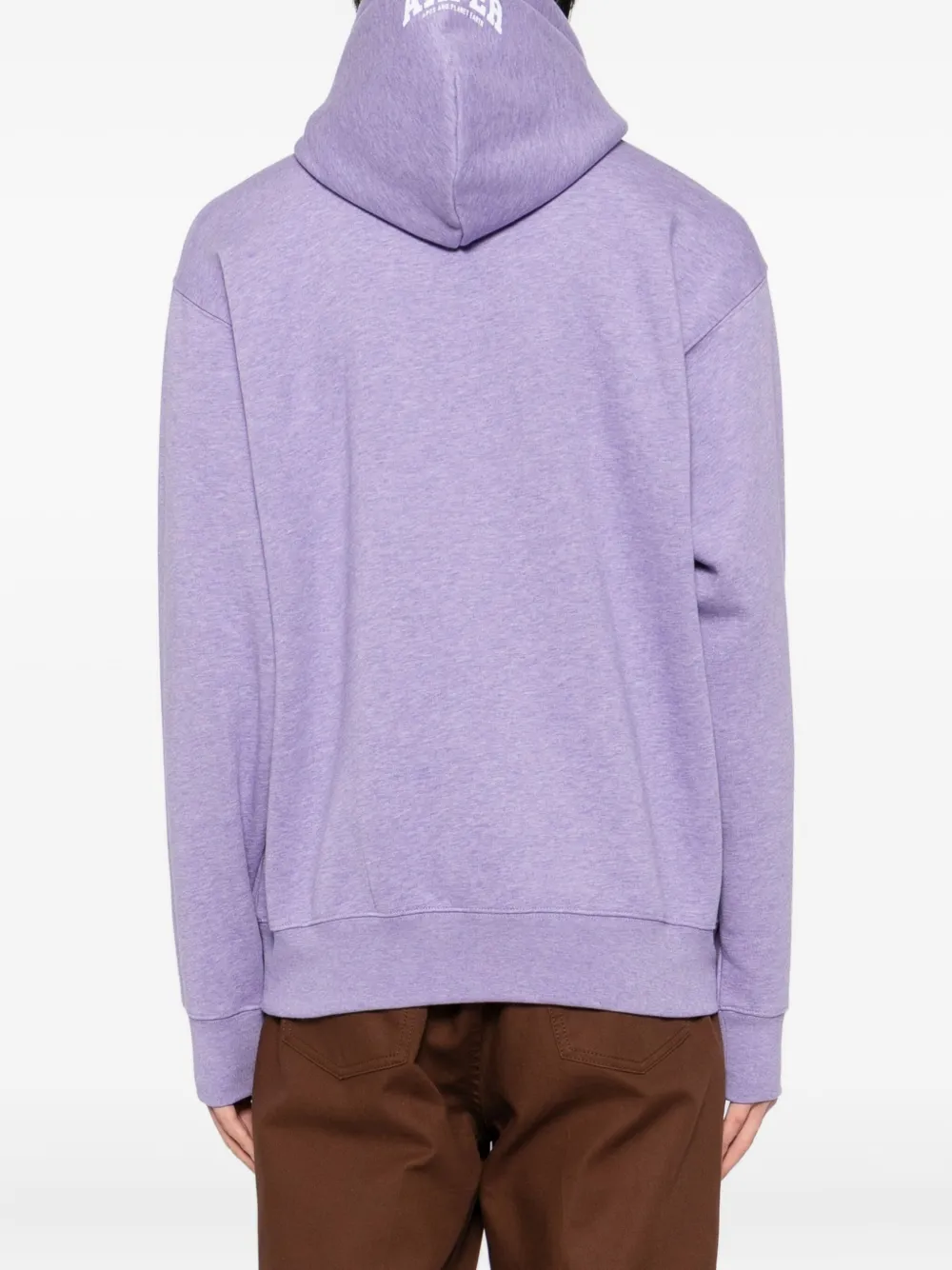 Aape By A Bathing Ape Logo-plaque Hoodie In Purple