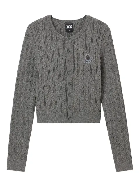 FINGERCROXX cable-knit cardigan
