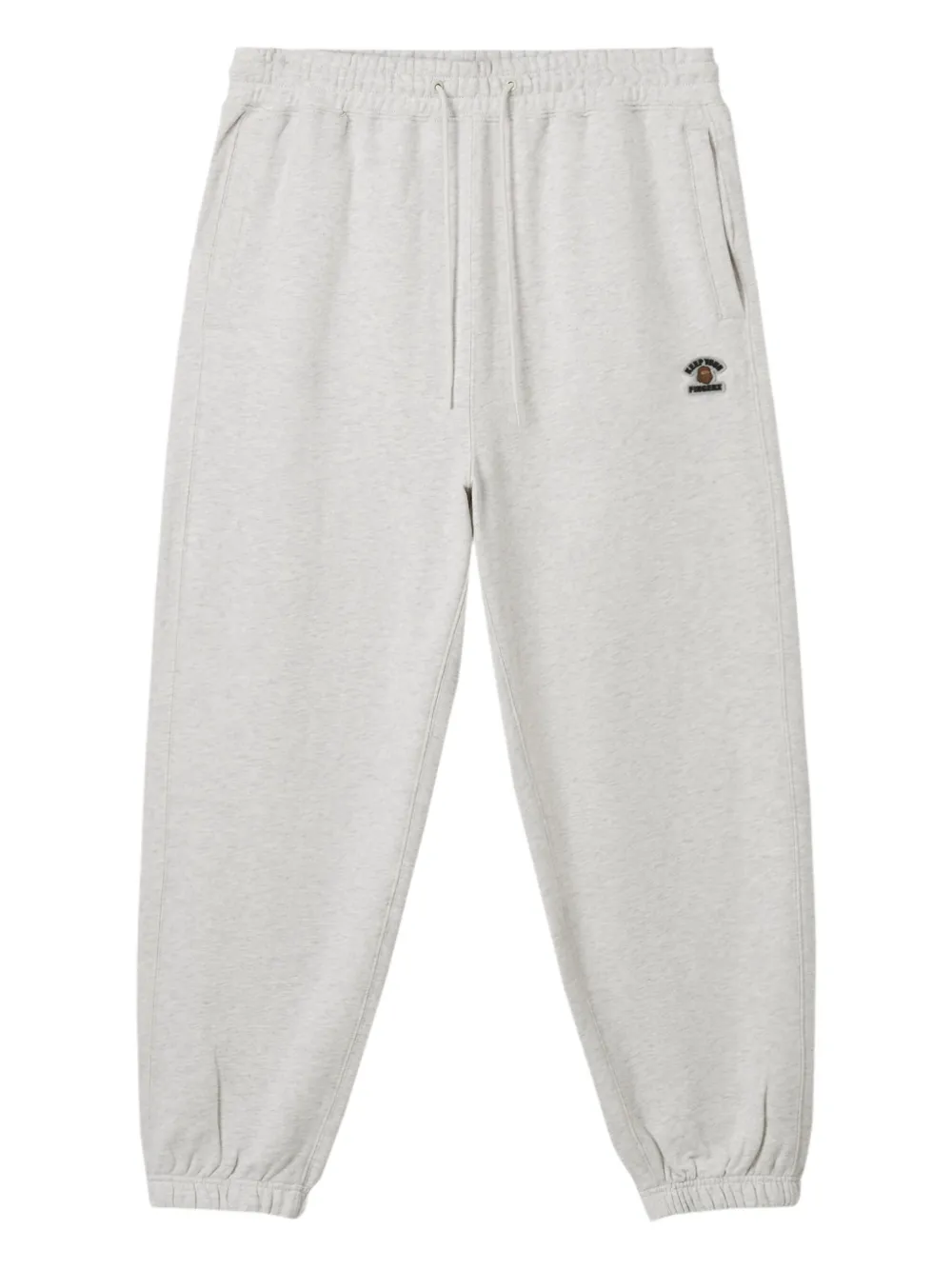 FINGERCROXX logo-patch cuffed sweatpants | Grey | Image 1