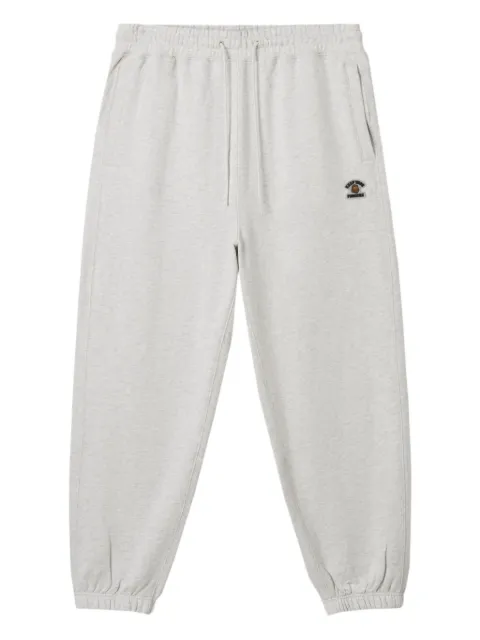 FINGERCROXX logo-patch cuffed sweatpants