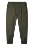 FINGERCROXX logo-patch cuffed trousers - Green