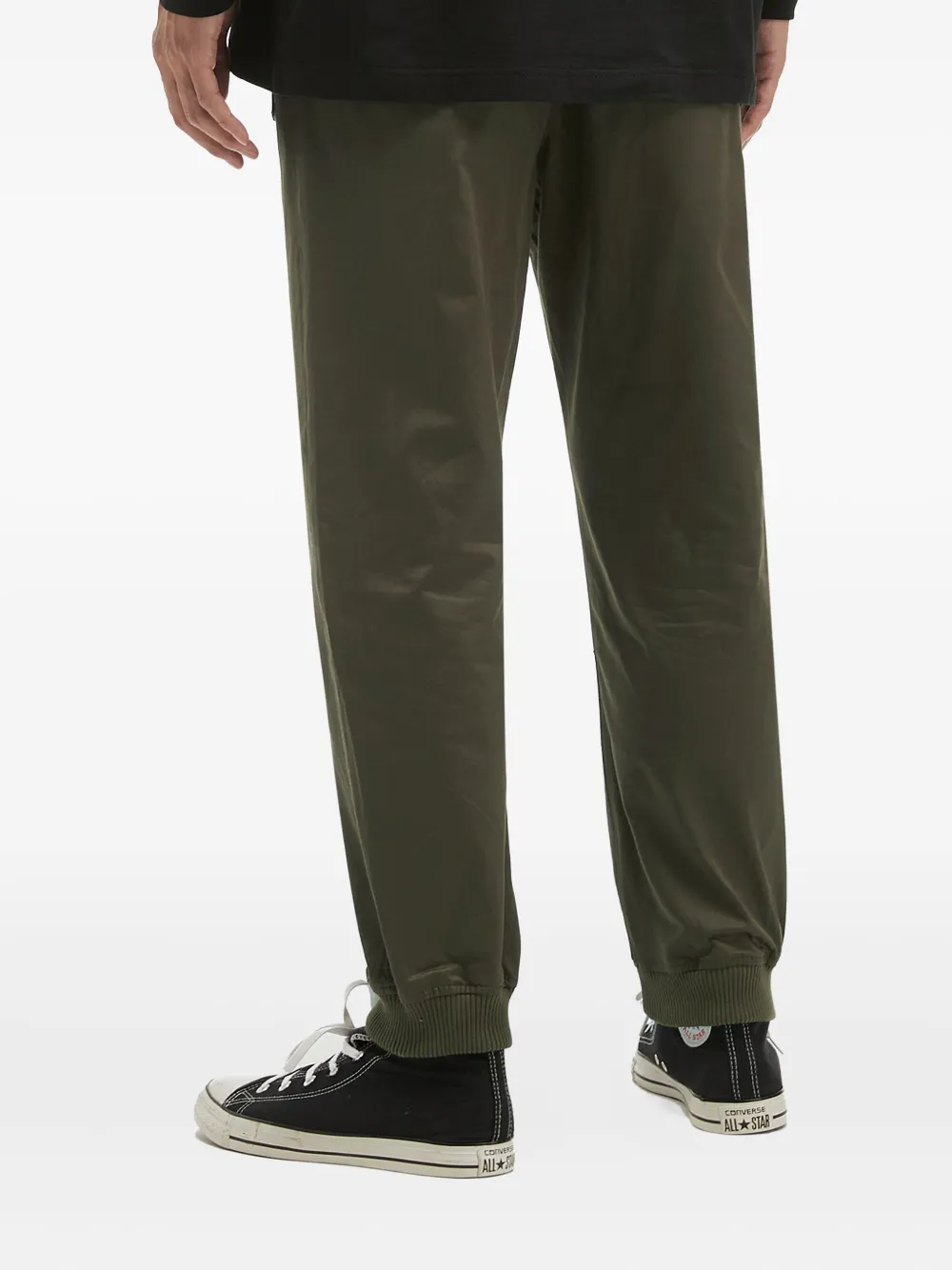 FINGERCROXX Broek met logopatch Groen