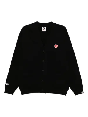 AAPE BY *A BATHING APE® slip-pocket Cardigan | Black | FARFETCH JO