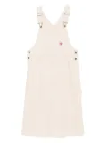FINGERCROXX cotton corduroy dungaree dress - Neutrals