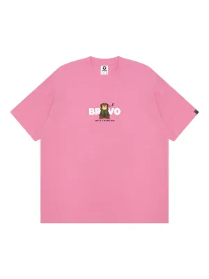 AAPE BY *A BATHING APE® カモフラージュ Tシャツ | ピンク | FARFETCH JP