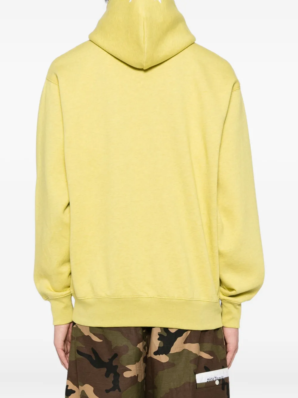 Aape By A Bathing Ape Logo-patch Hoodie In Yellow