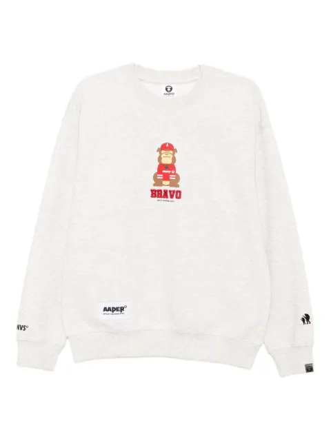 AAPE BY *A BATHING APE® embroidered-logo sweatshirt