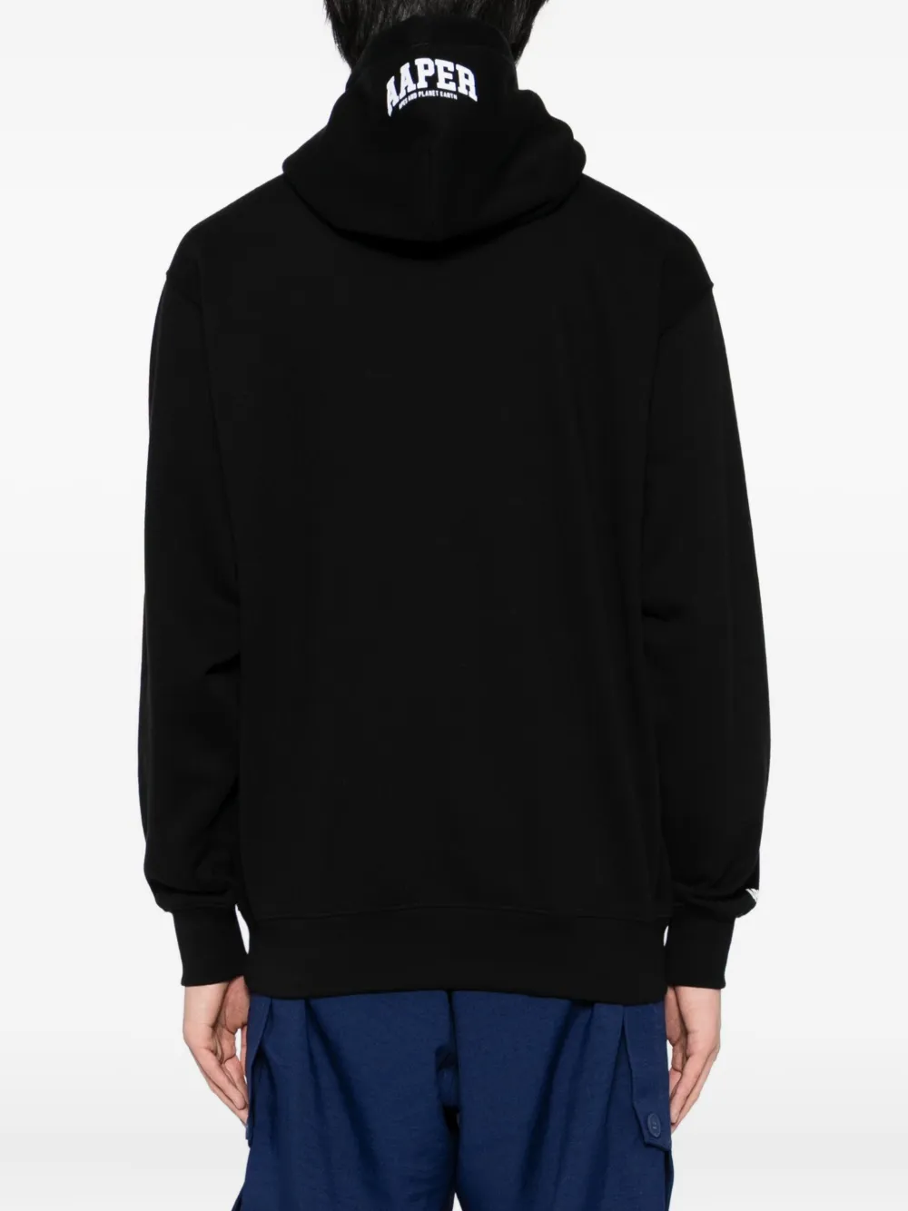 Aape By A Bathing Ape Logo-patch Hoodie In Black