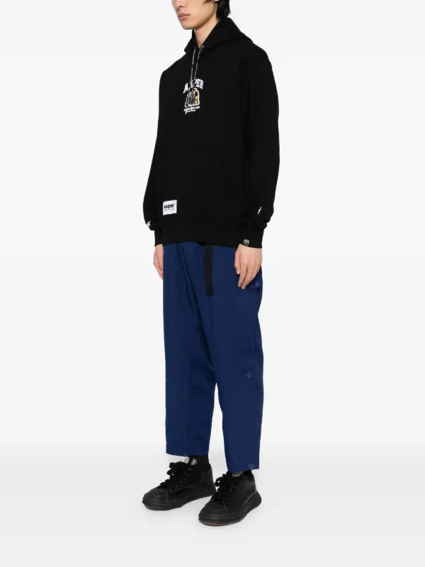 AAPE BY *A BATHING APE® ロゴ パーカー | ブラック | FARFETCH JP