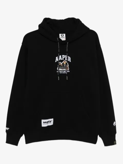 AAPE BY *A BATHING APE® hoodie con parche del logo