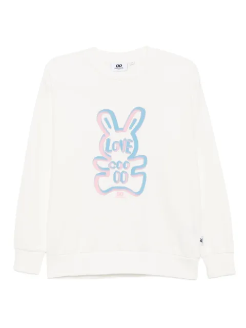 CHOCOOLATE embossed-graphic cotton sweatshirt