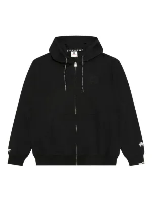 A BATHING APE ロゴジップアップパーカー チェーンロゴ A BATHING APE ロゴジップアップパーカー チェーンロゴ