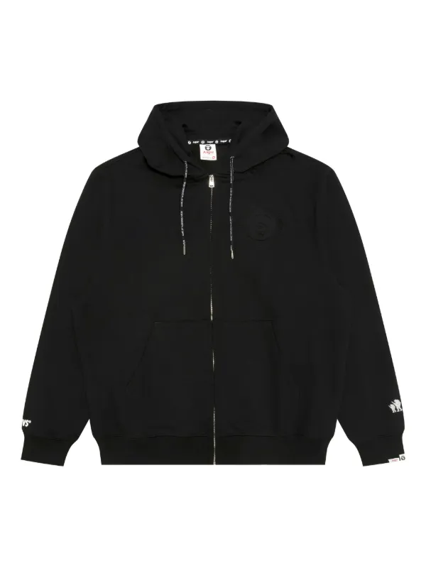 AAPE BY *A BATHING APE® ジップアップ パーカー | ブラック
