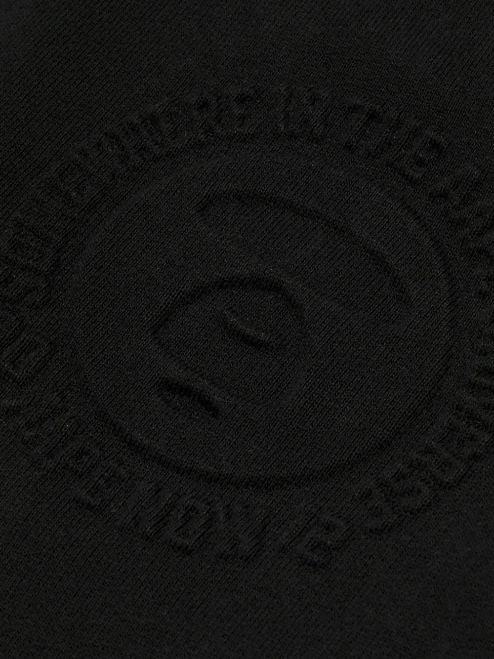 AAPE BY *A BATHING APE Hoodie met logo-reliëf en rits Zwart
