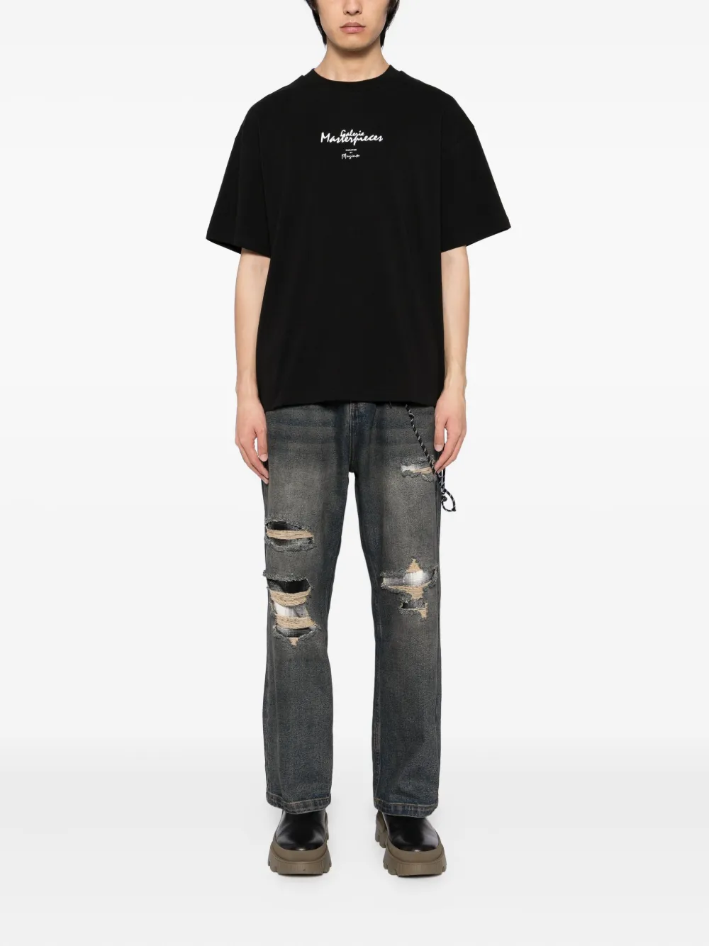 Musium Div. Katoenen T-shirt - Zwart