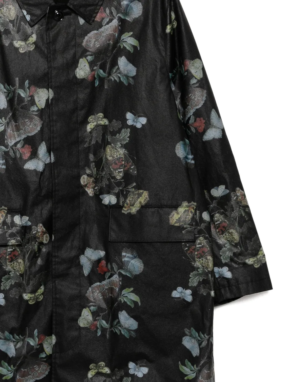 Undercover Butterfly-print Jacket In Black