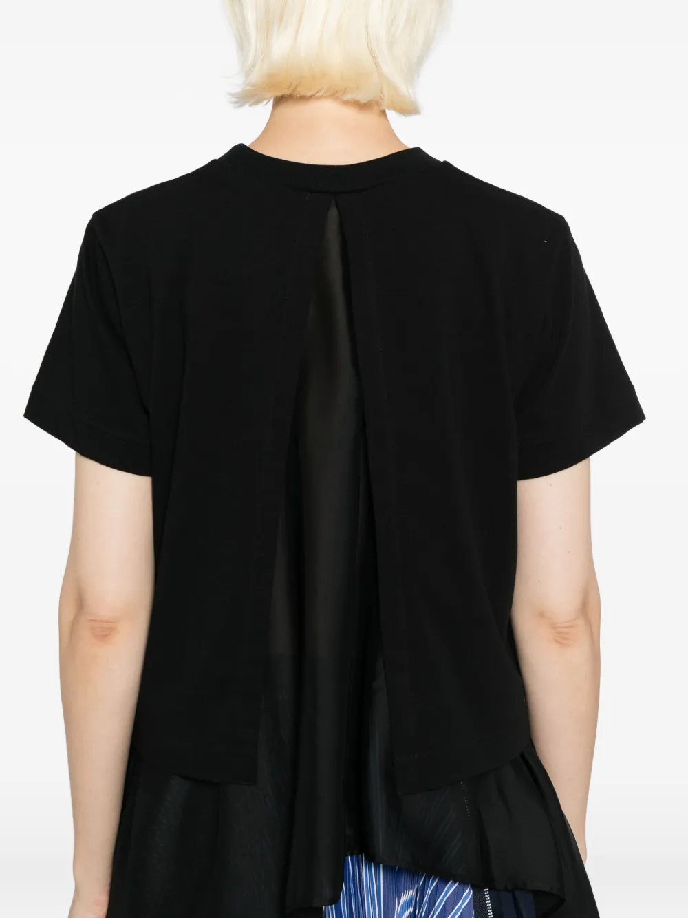 sacai Gelaagde top Zwart