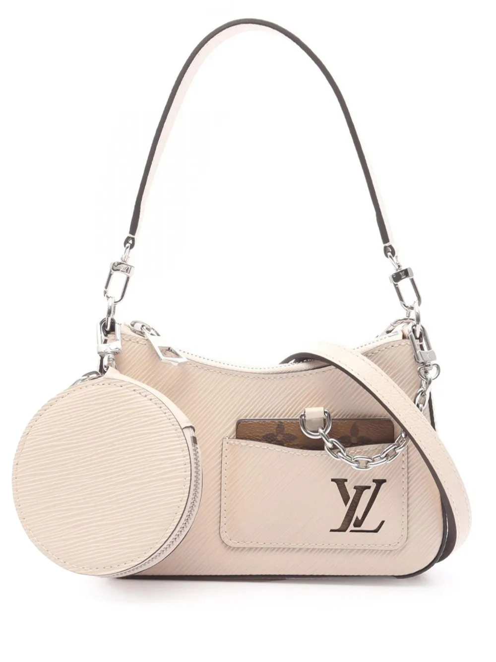 Louis Vuitton Pre-Owned 2021-2025 エピ マレリーニ サッチェルバッグ - ホワイト Louis Vuitton Pre-Owned 2021-2025 エピ マレリーニ サッチェルバッグ - ホワイト