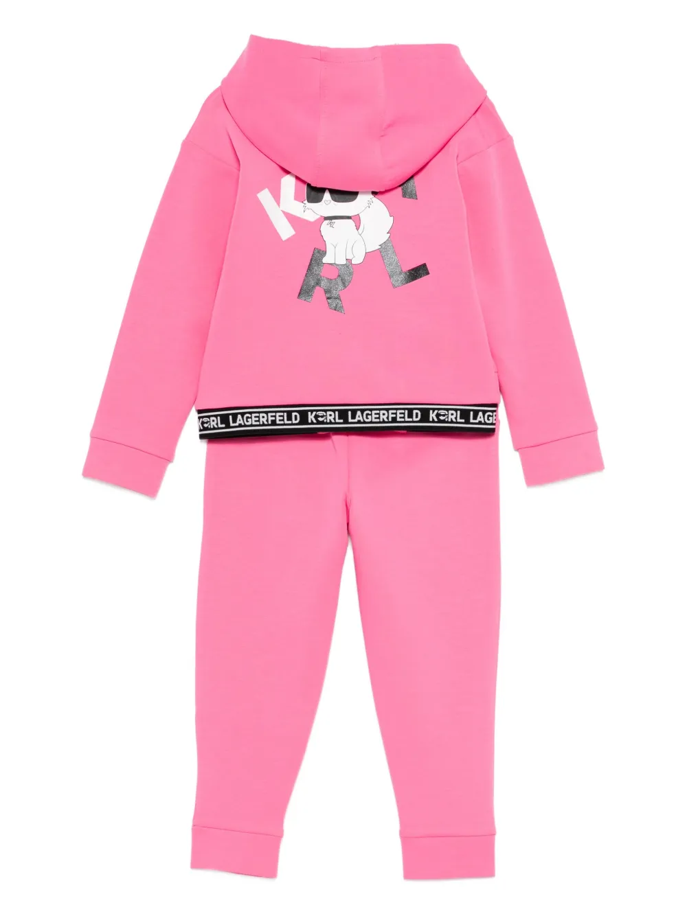 Karl Lagerfeld Kids logo-print tracksuit | Tracksuit Sets | Image 2