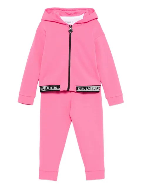 Karl Lagerfeld Kids logo-print tracksuit