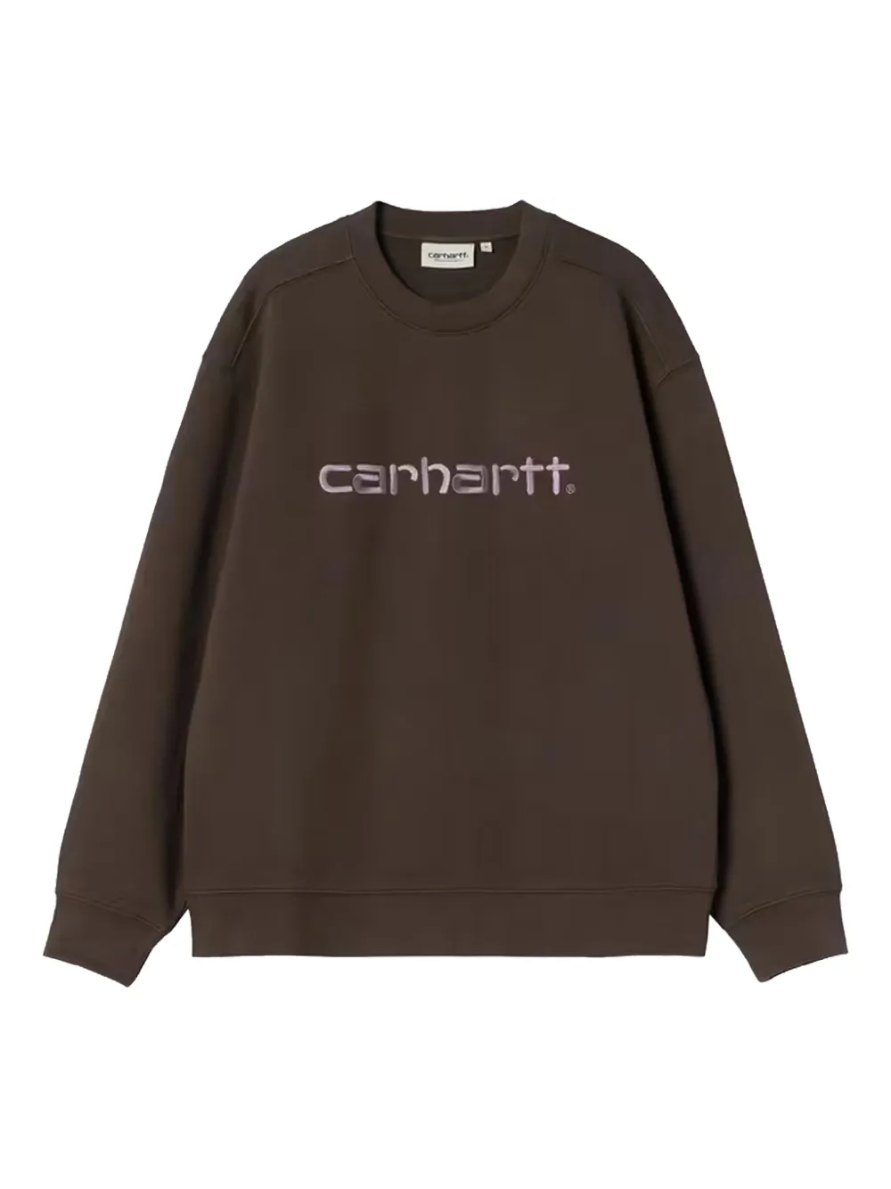 Carhartt Logo-embroidered Sweatshirt In Brown