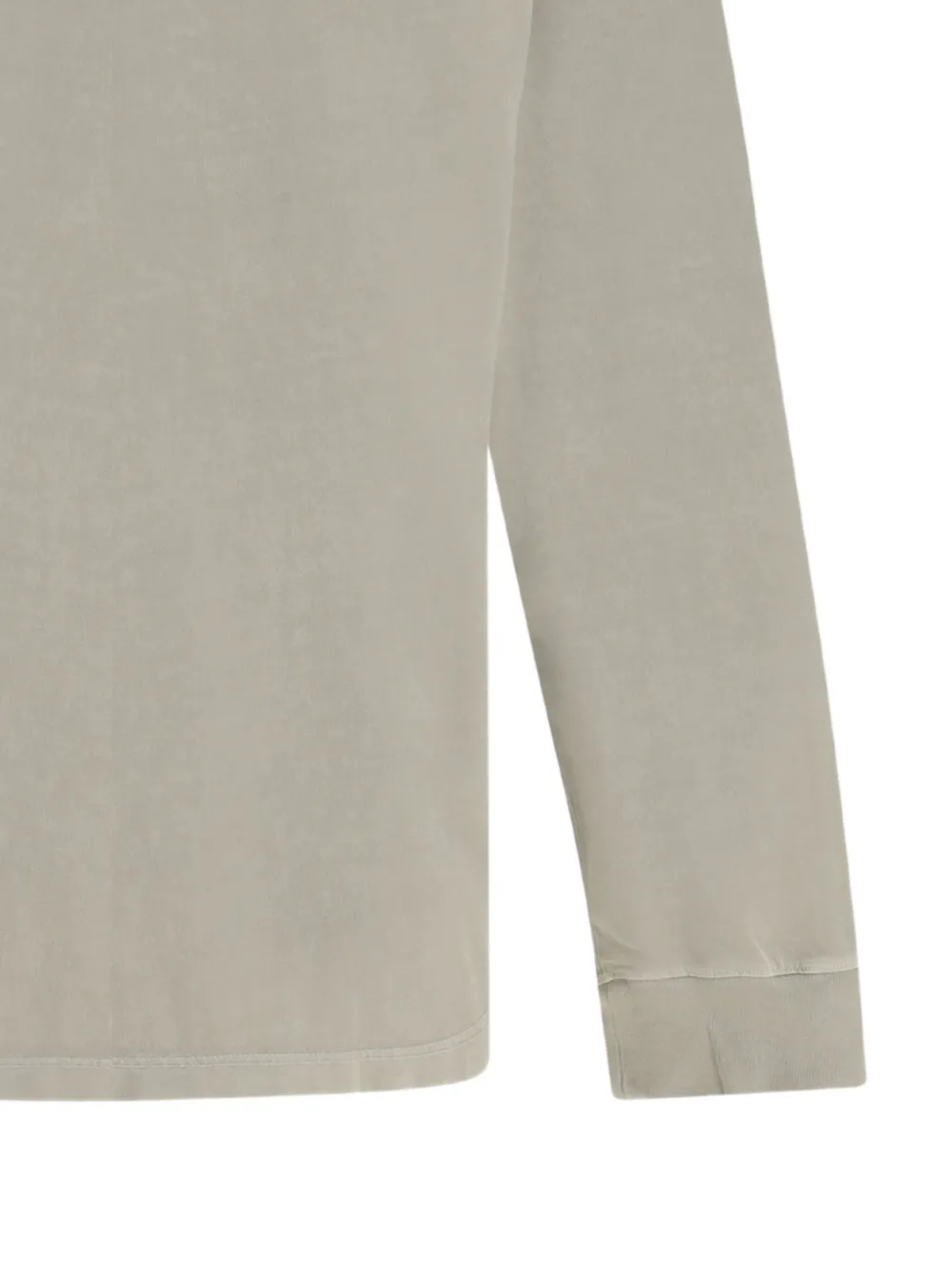 Agolde Payson Long Sleeve Waffle Knit Tee In Neutral