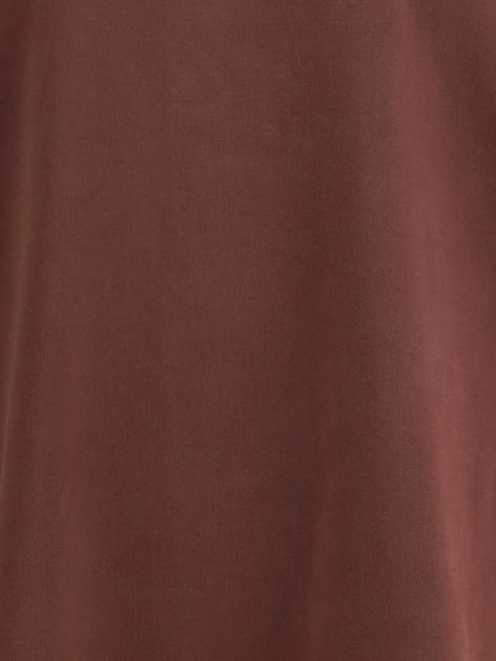 Agolde Asha Long Sleeve Cotton T-shirt In Burgundy