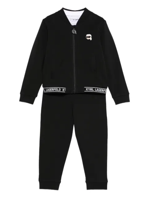 Karl Lagerfeld Kids logo-patch tracksuit