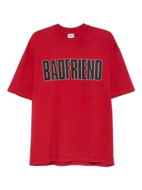 BADFRIEND logo-print crew-neck T-shirt