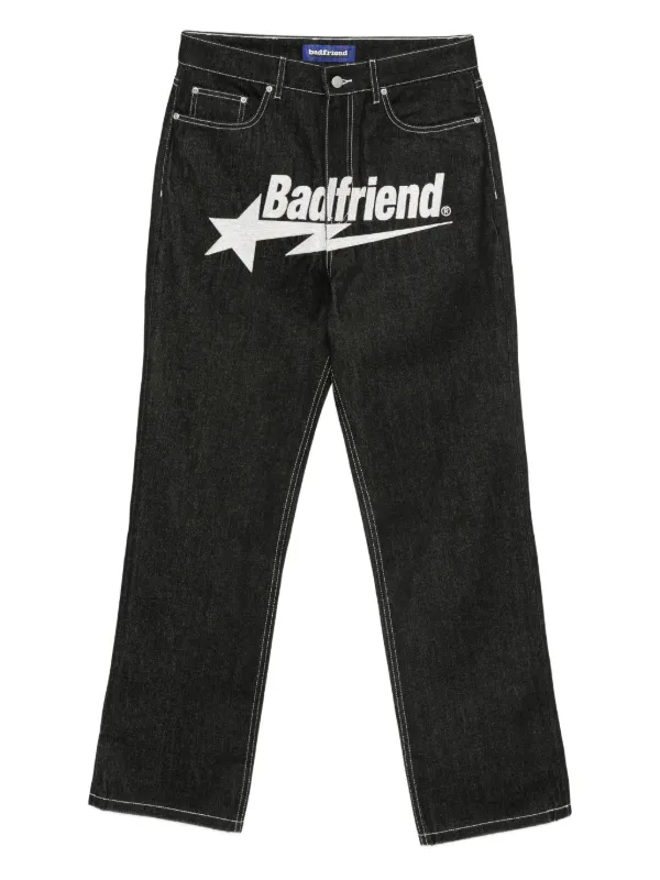 BADFRIEND ファイブポケット ジーンズ | ブラック | FARFETCH JP